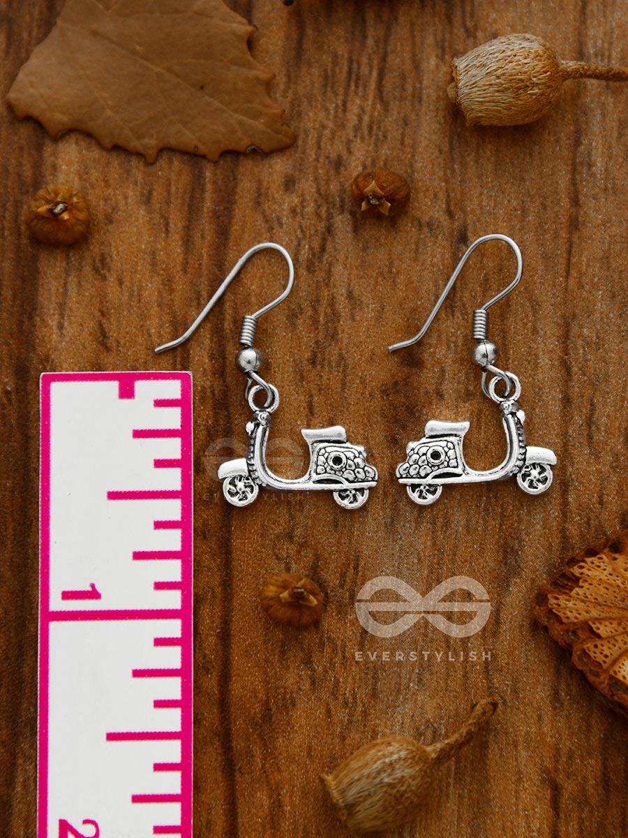 "I'mma Scoot Away Now" - Tiny Trinket Earrings