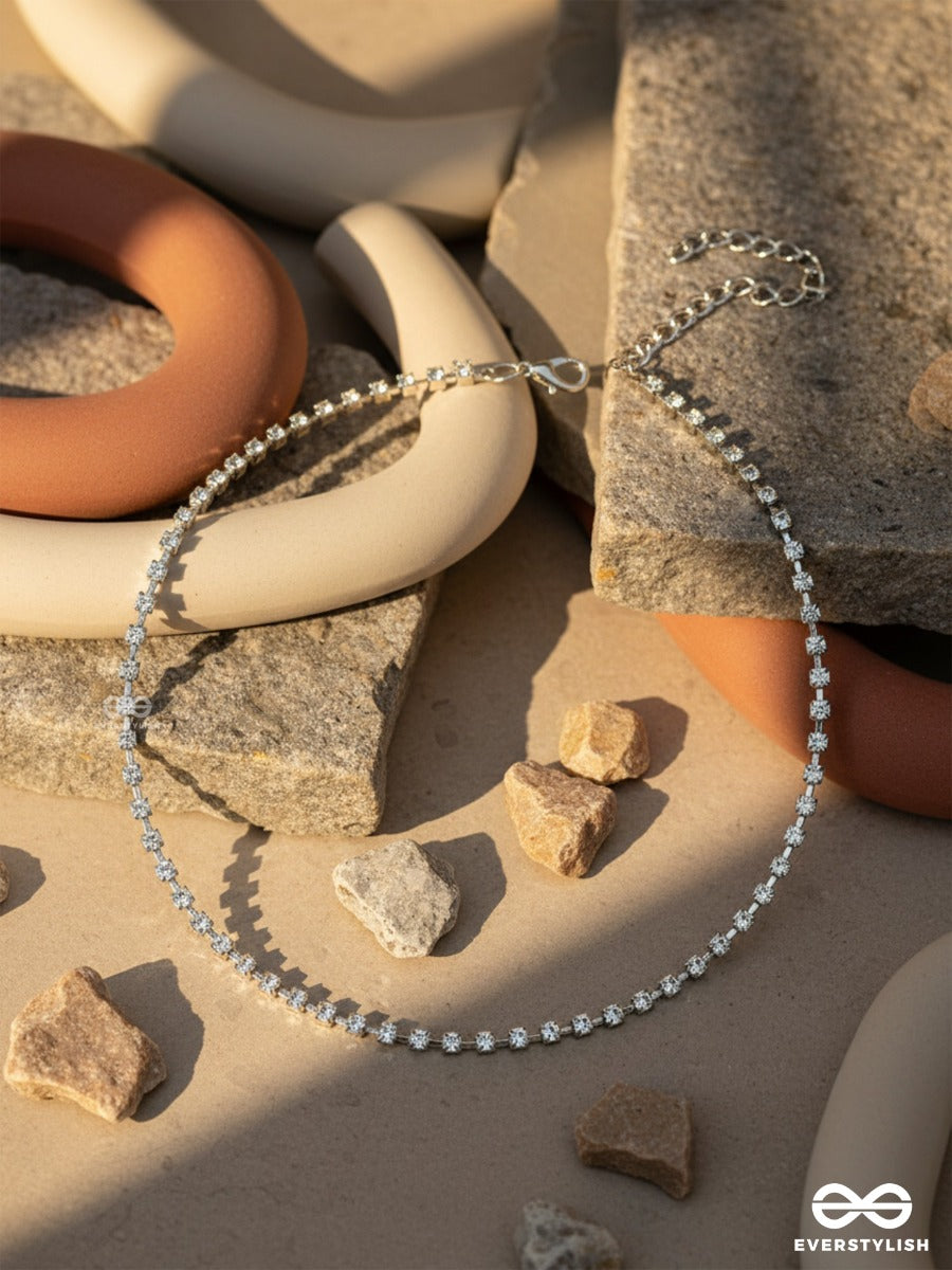 Elegance Around My Neck - Silver Statement Neckpiece