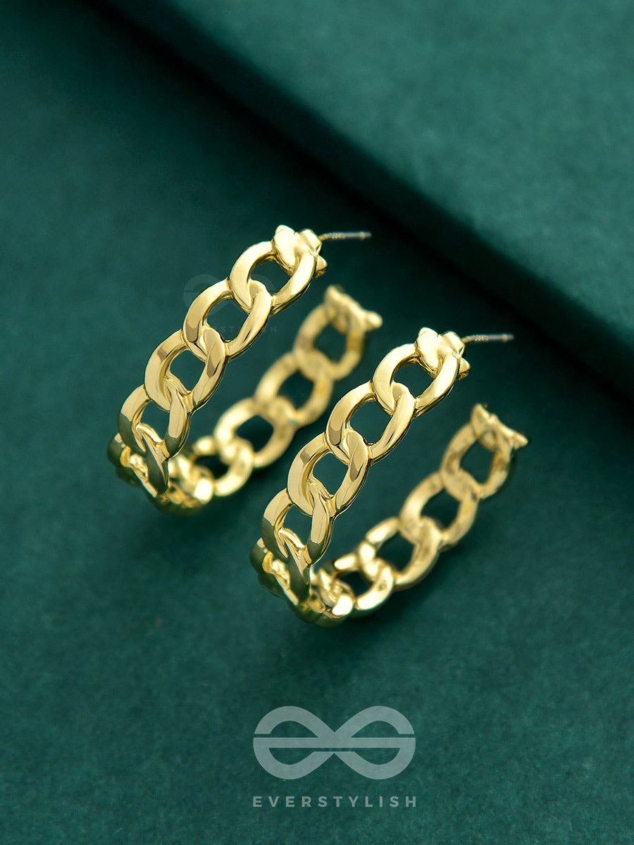 Breaking The Chains - Statement Golden Hoops