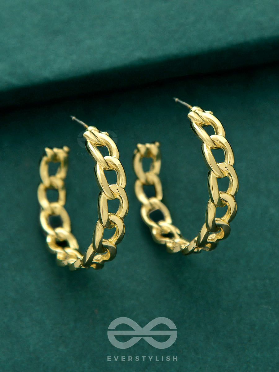 Breaking The Chains - Statement Golden Hoops
