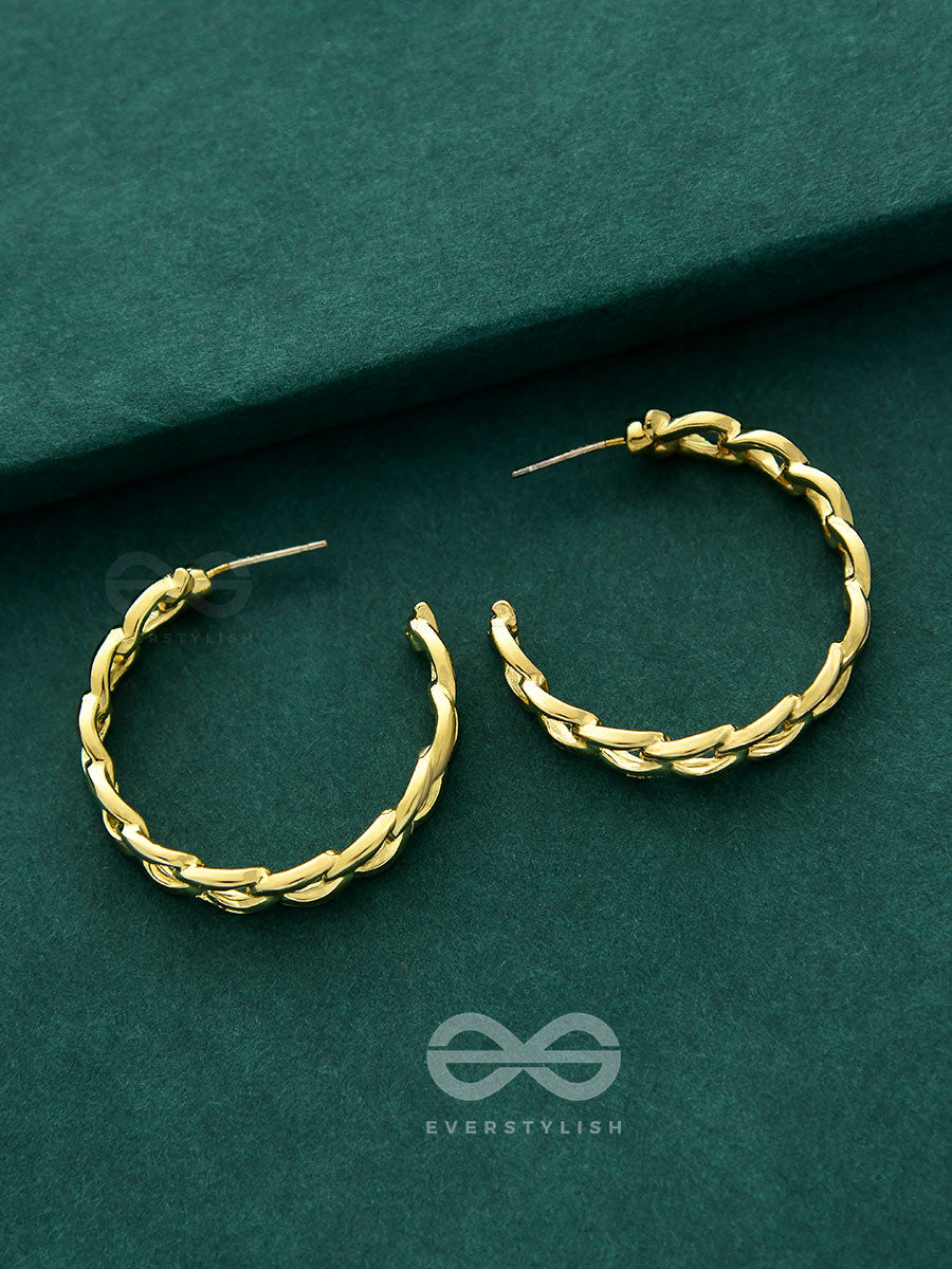 Breaking The Chains - Statement Golden Hoops