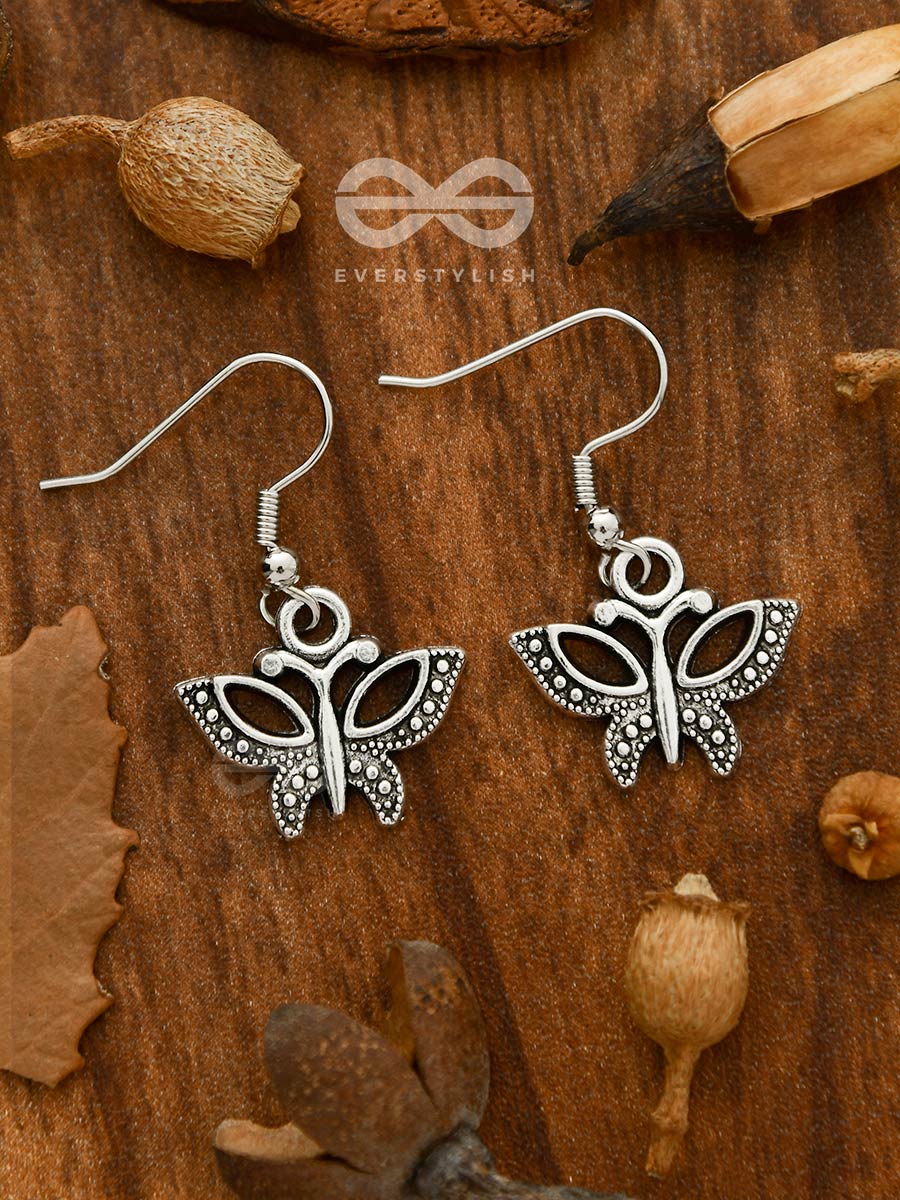 You Give Me Butterflies - Tiny Trinket Earrings