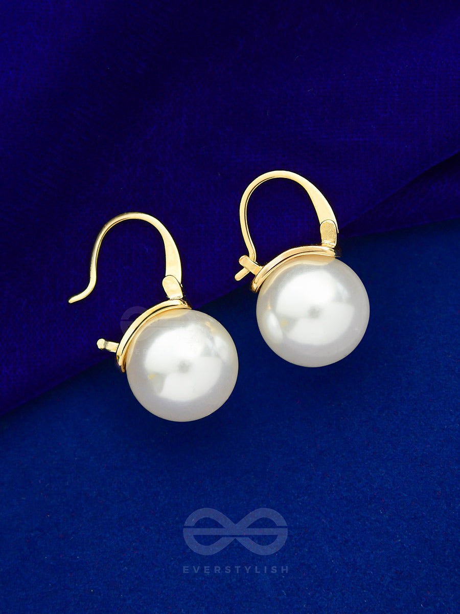 Tears Of Mermaid- White Pearl Earrings