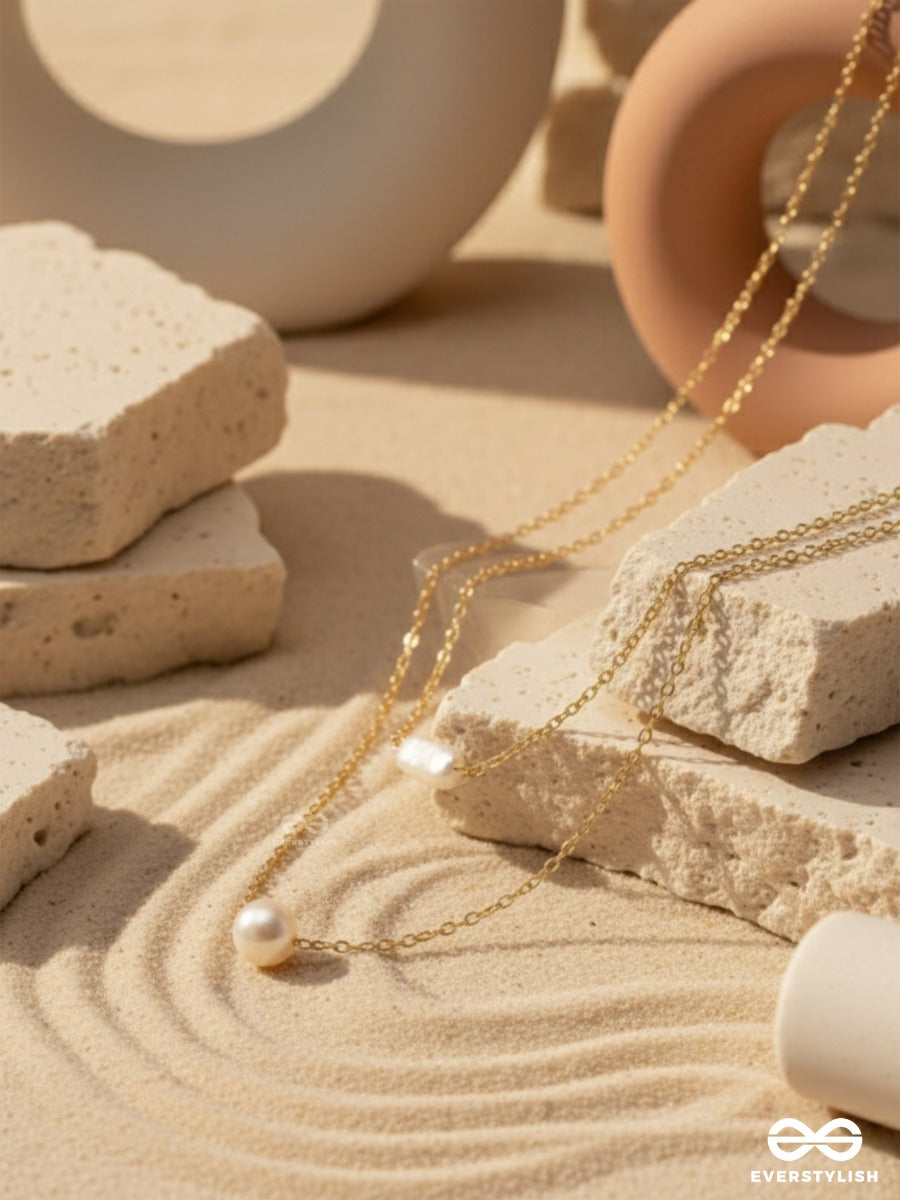 The Classic Romance- Golden Layered Necklace With Anti-Tarnish Coating