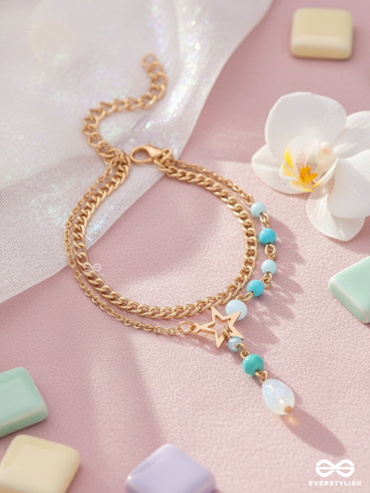 In The Clouds - Golden Layered Bracelet