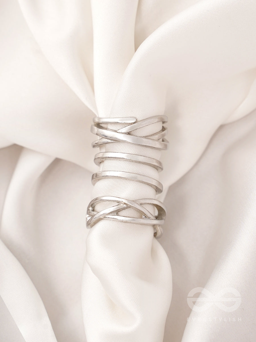 The Triple Crown- Set Of 3 Silver Rings