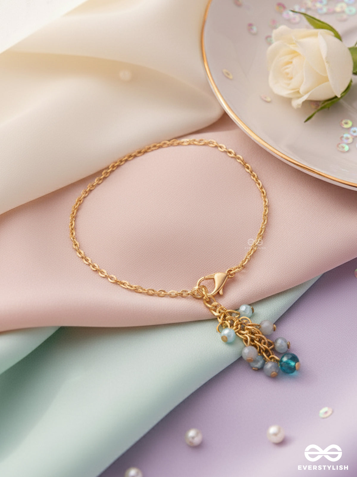 Fruits Of Heaven- Golden Beads Bracelet