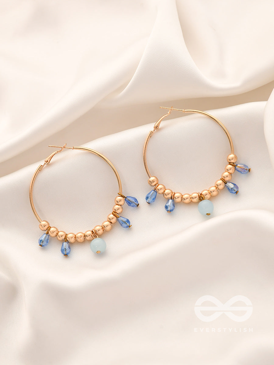 The Sun Shower- Golden Embellished Earrings