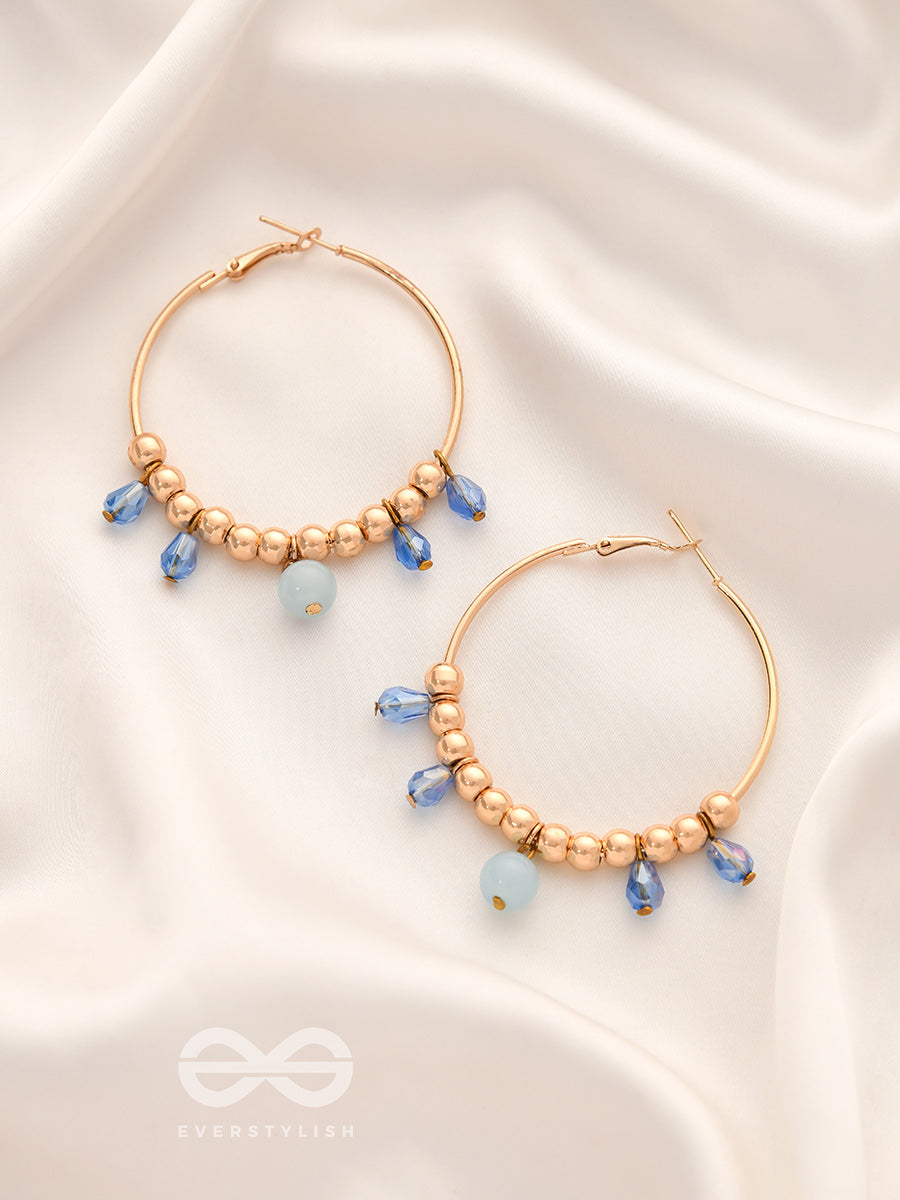 The Sun Shower- Golden Embellished Earrings