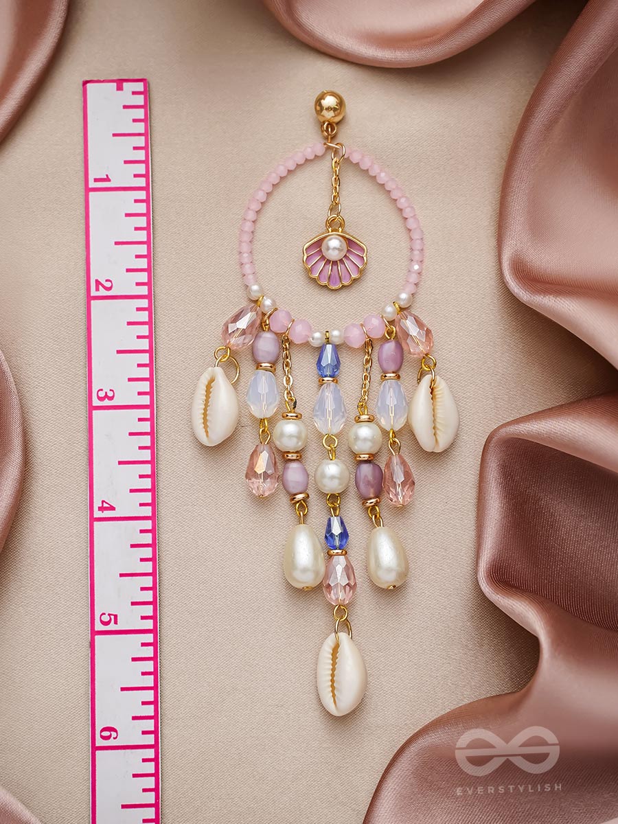 The Sea Trinkets- Golden Embellished Earrings