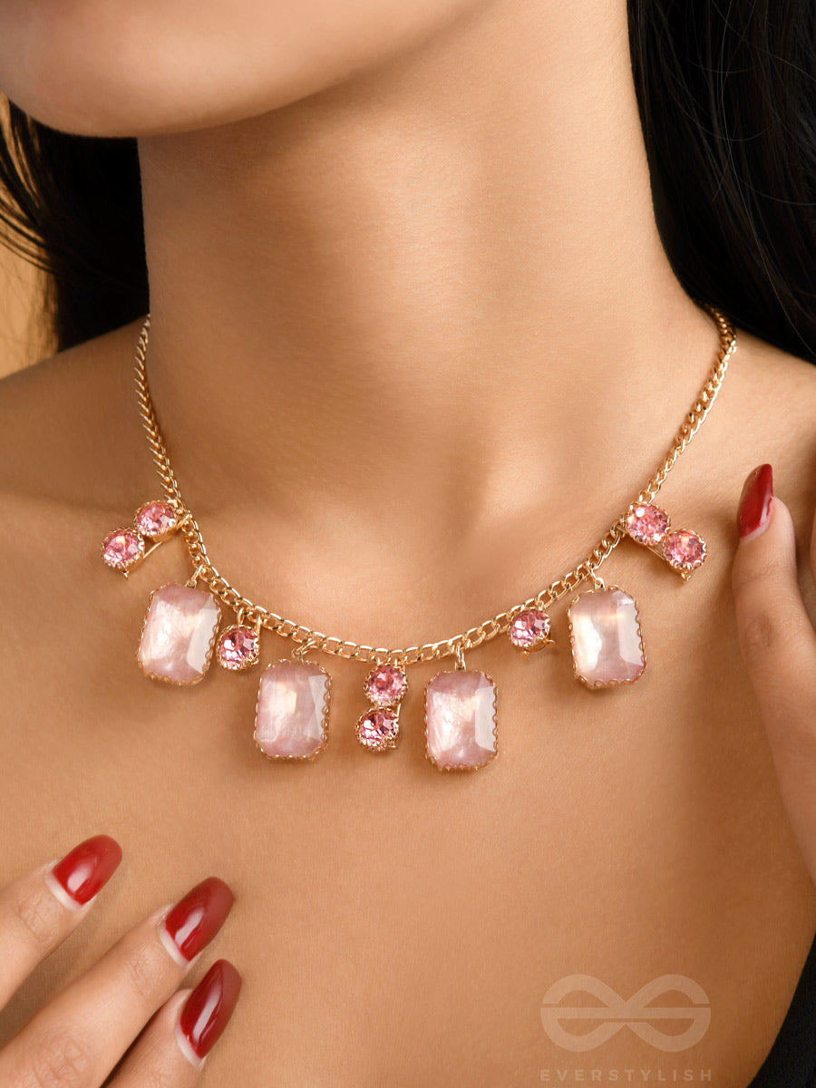 The Garden Of Evening Mists- Golden Embellished Necklace With Anti-Tarnish Coating