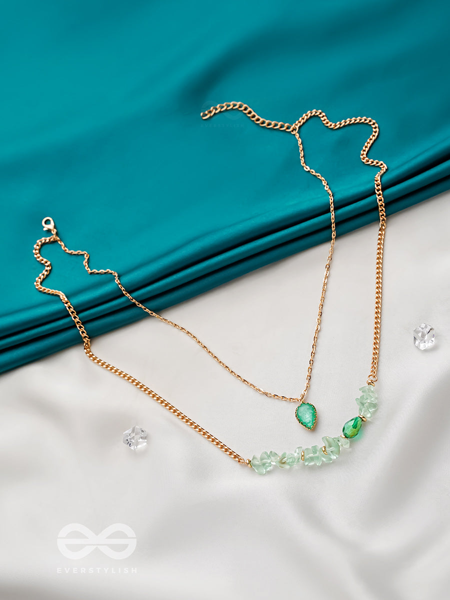 The Royal Simper- Golden Layered Necklace With Anti-Tarnish Coating