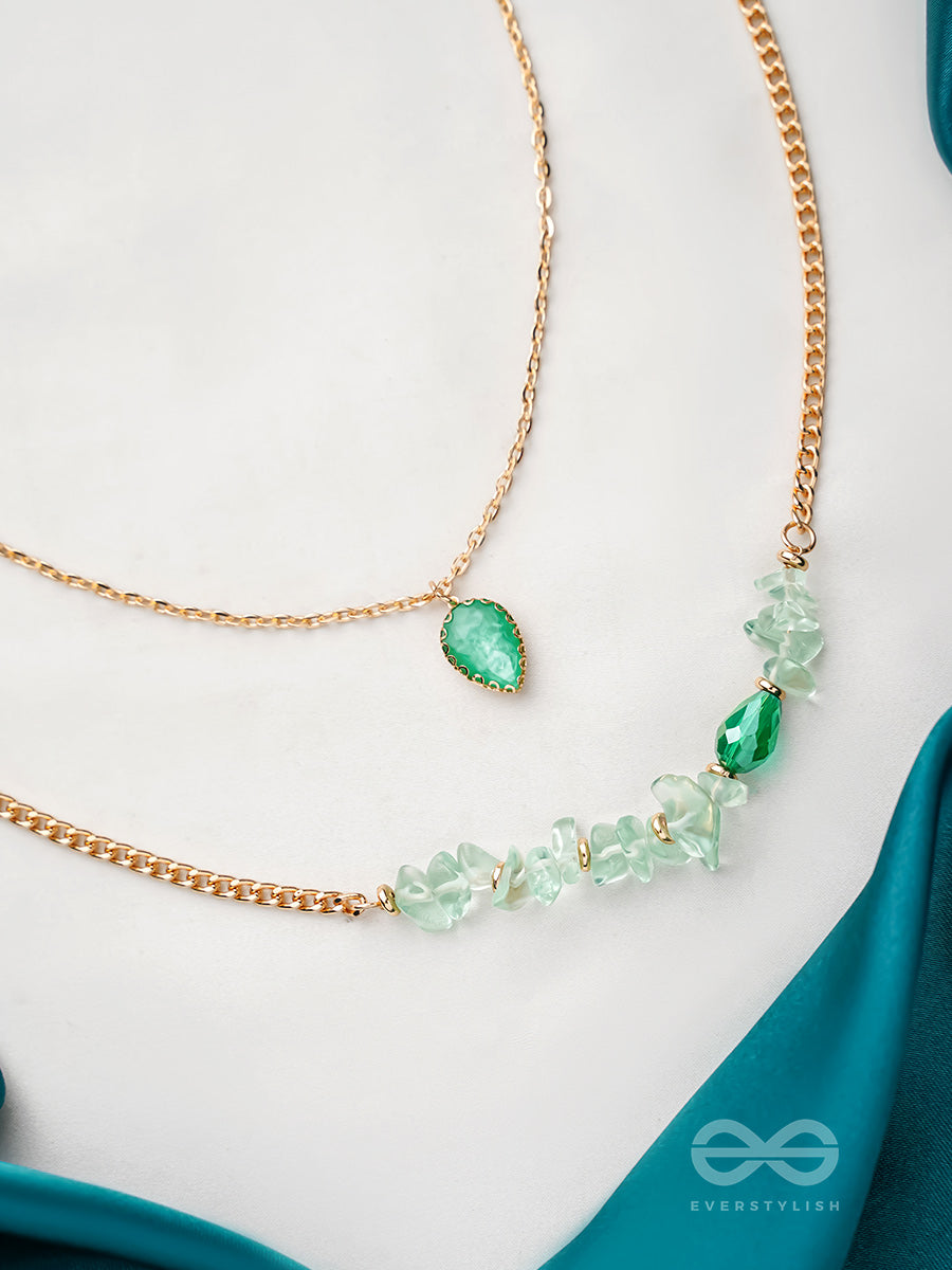 The Royal Simper- Golden Layered Necklace With Anti-Tarnish Coating
