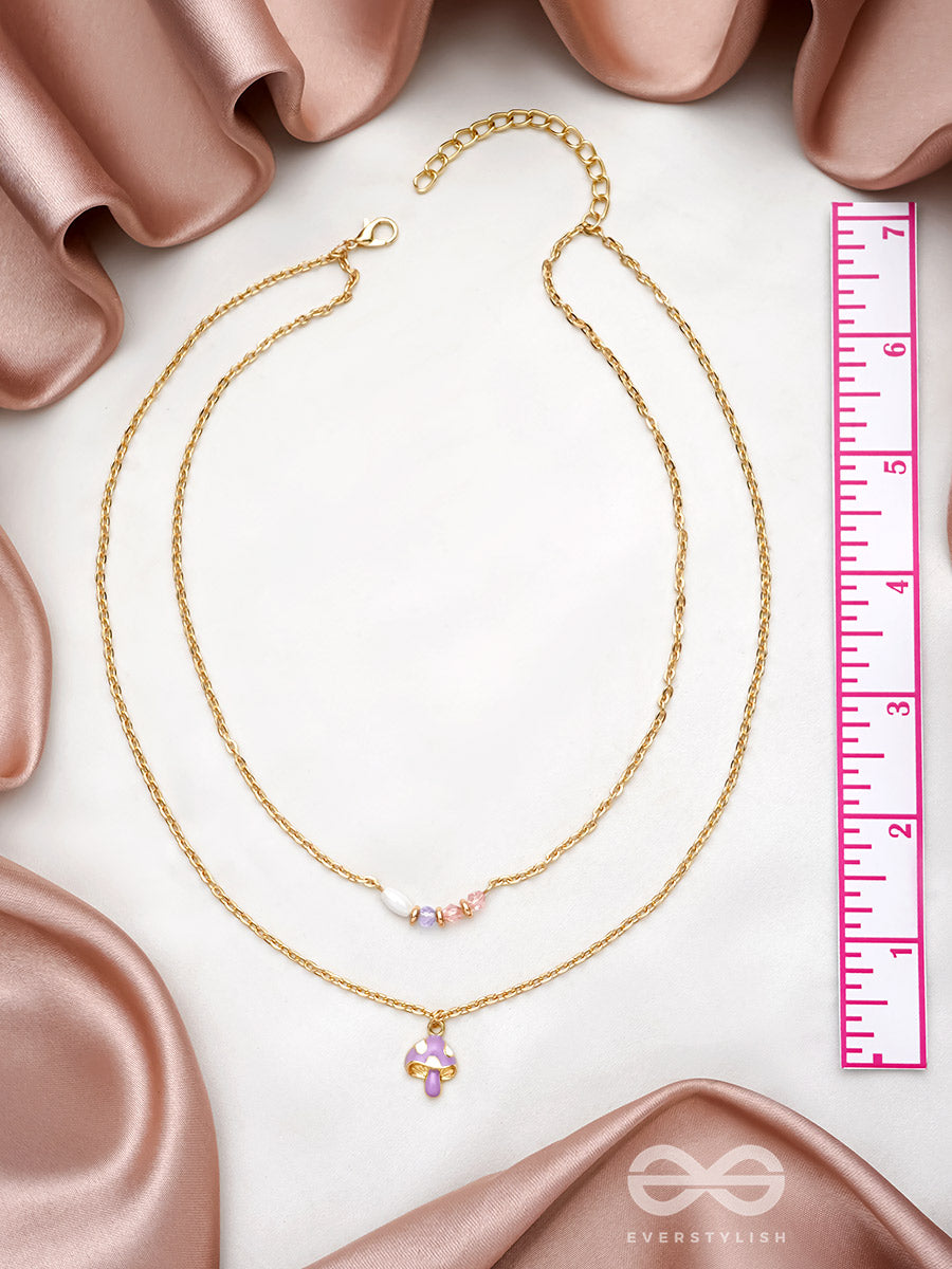 Double The Charm- Golden Layered Necklace With Anti-Tarnish Coating