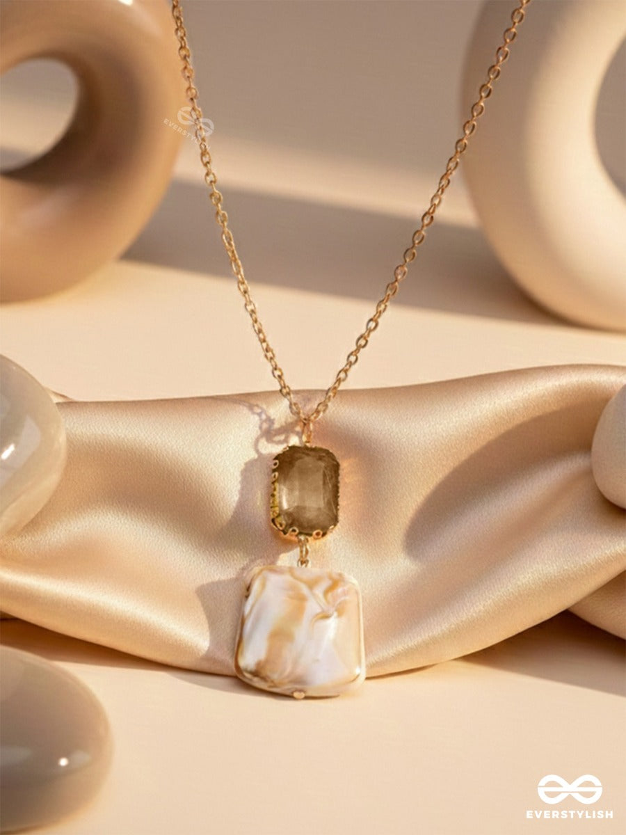 The Sea Goddess- Golden Shell Necklace With Anti-Tarnish Coating