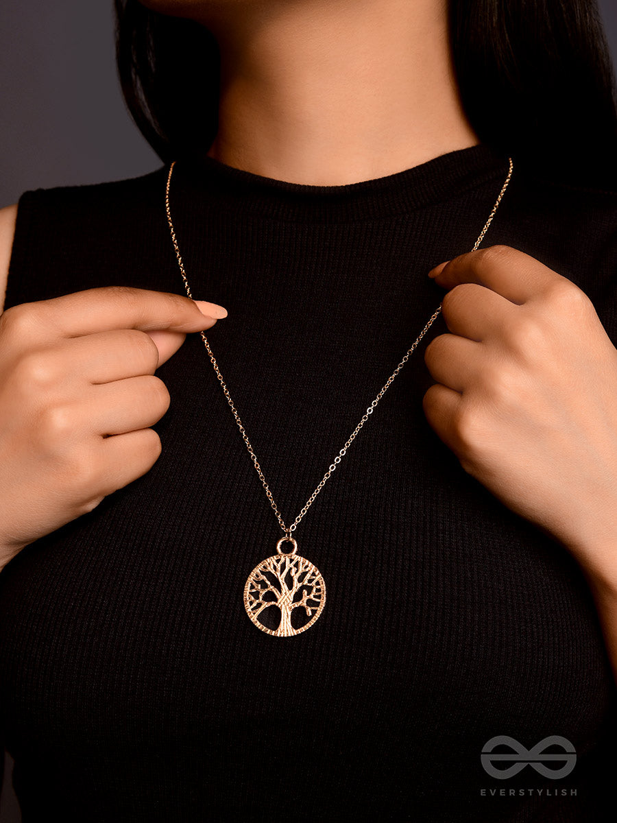 The Golden Grove- Golden Embellished Necklace