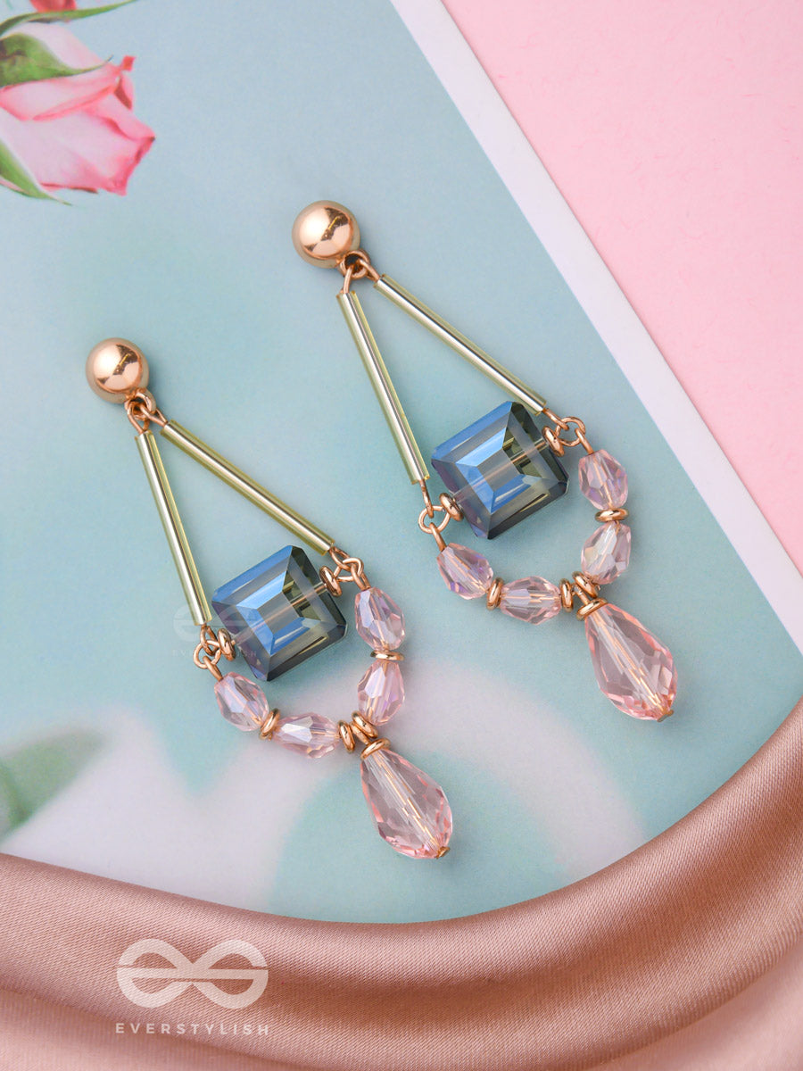 The Gift Wrapped- Golden Embellished Earrings