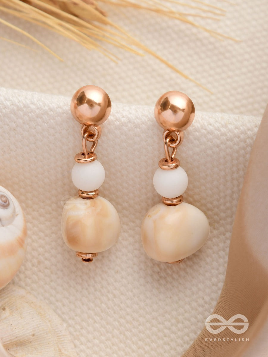 Dancing On The Beach - Cute Drop Sandstone Earrings