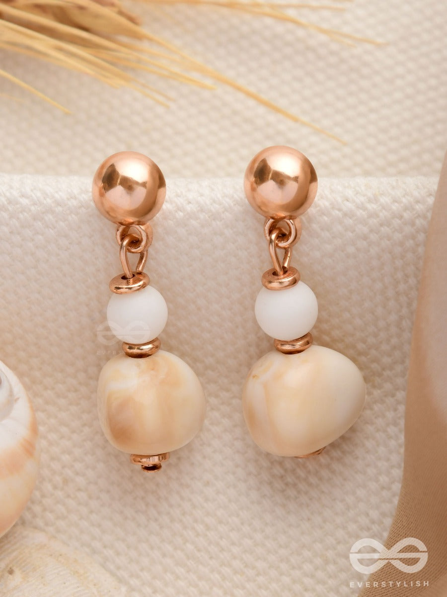 Dancing On The Beach - Cute Drop Sandstone Earrings