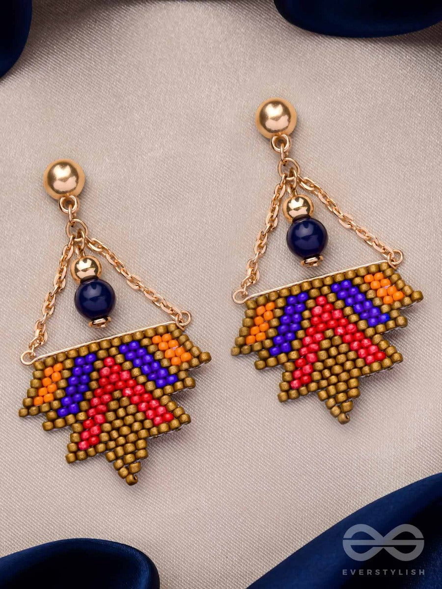 Funky Fusion Flings - Beaded Bohemian Earrings