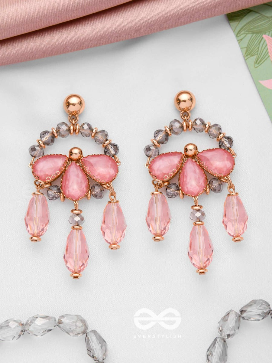 Bold Blossom Beauties - Golden Statement Earrings