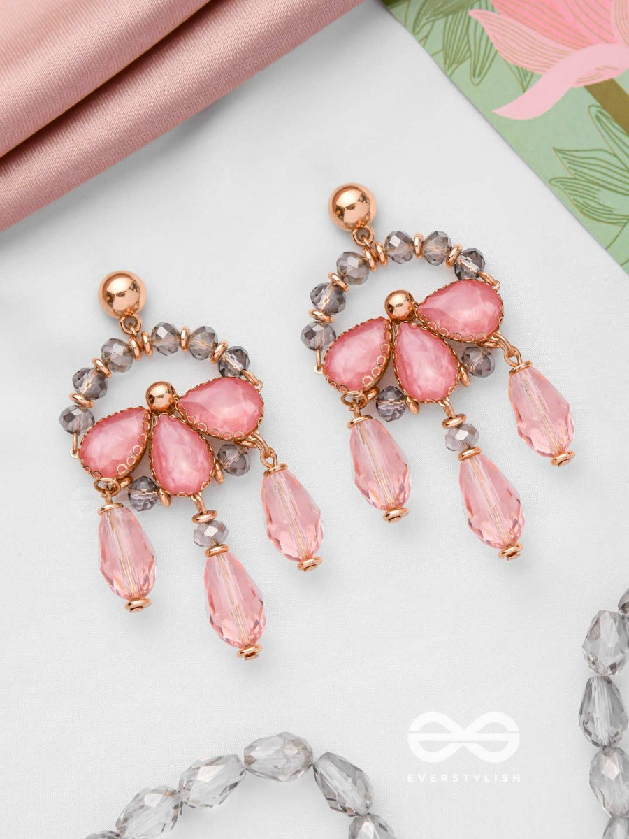 Bold Blossom Beauties - Golden Statement Earrings
