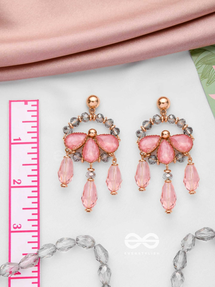 Bold Blossom Beauties - Golden Statement Earrings