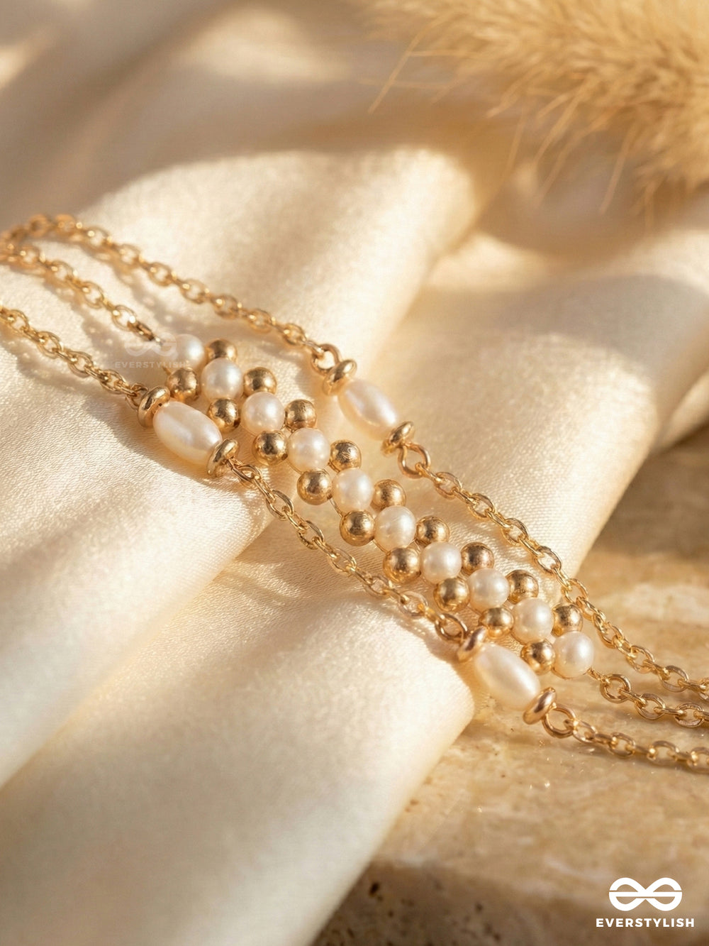 The Vanilla Swirl - Delicate Handmade Bracelet