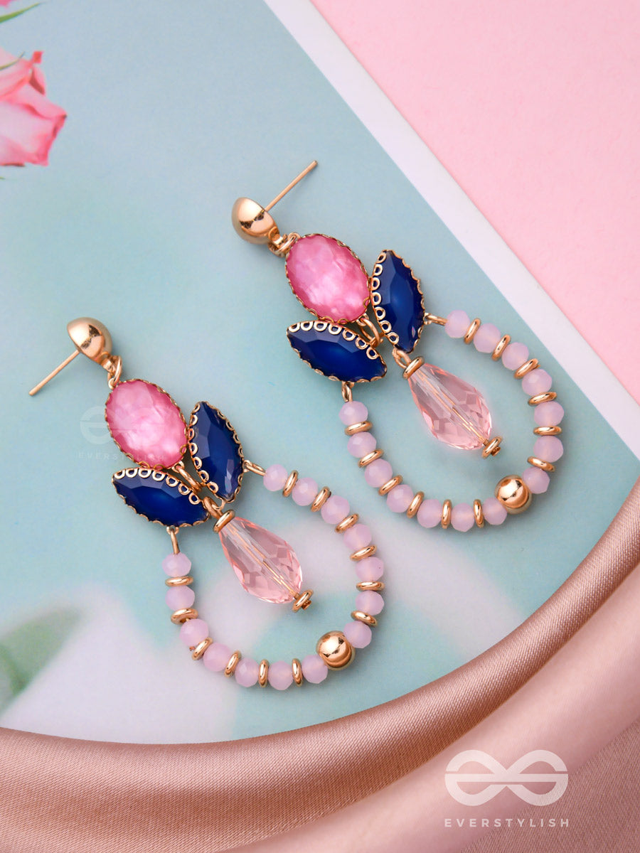 The Enchanting Whisperers - Golden Statement Earrings