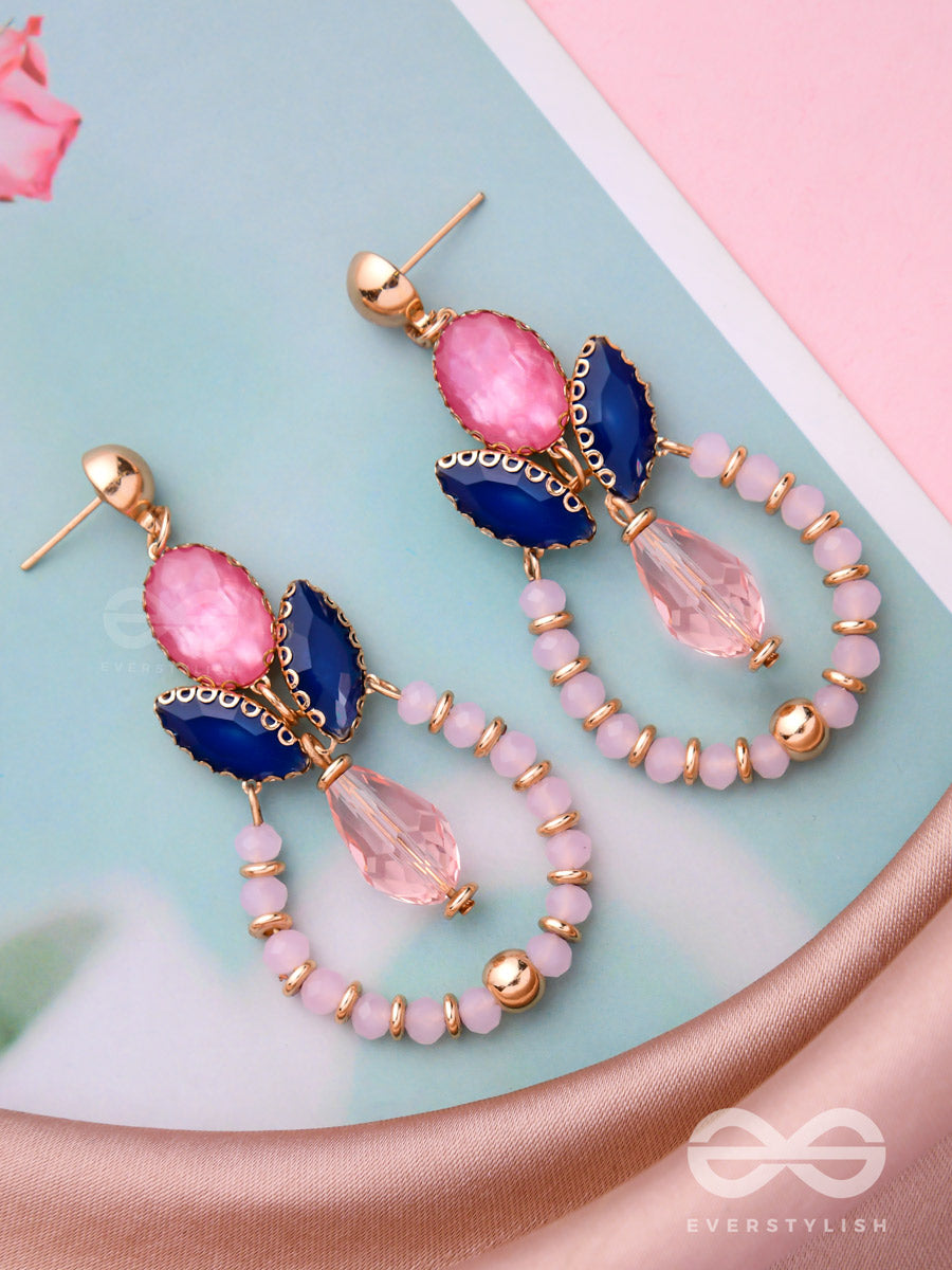 The Enchanting Whisperers - Golden Statement Earrings