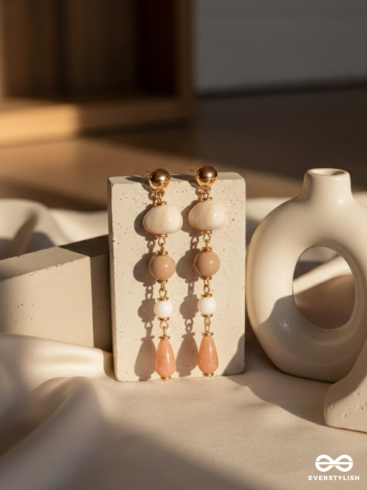 The Shell Sayings- Classic Drop Sandstone Earrings