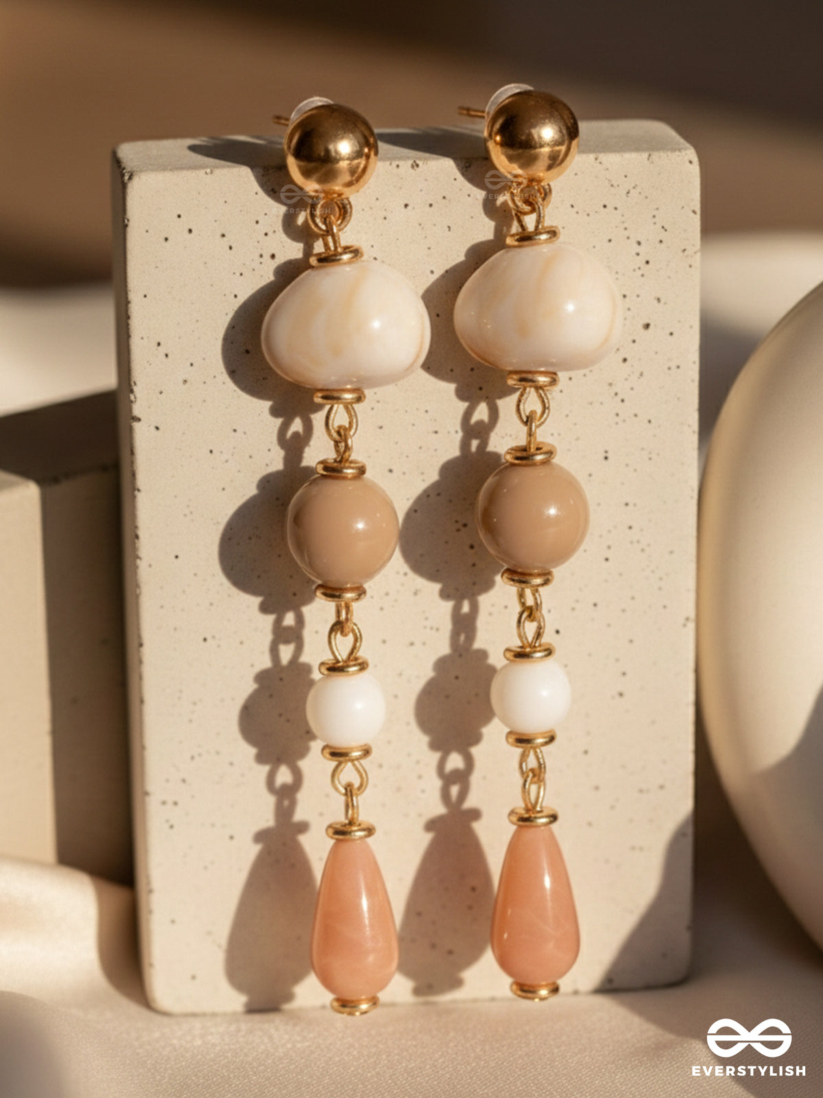 The Shell Sayings- Classic Drop Sandstone Earrings