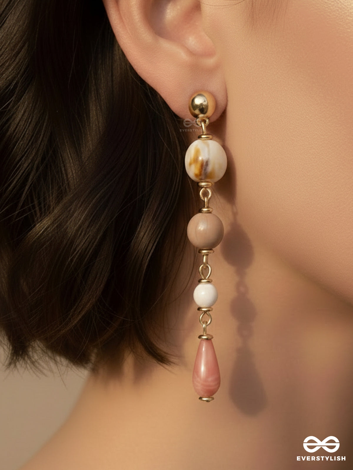 The Shell Sayings- Classic Drop Sandstone Earrings