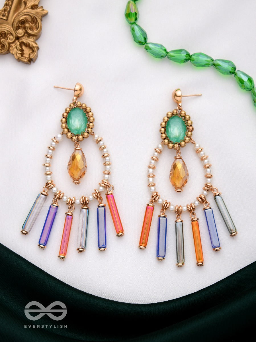 The Midnight Glam - Contemporary Statement Earrings