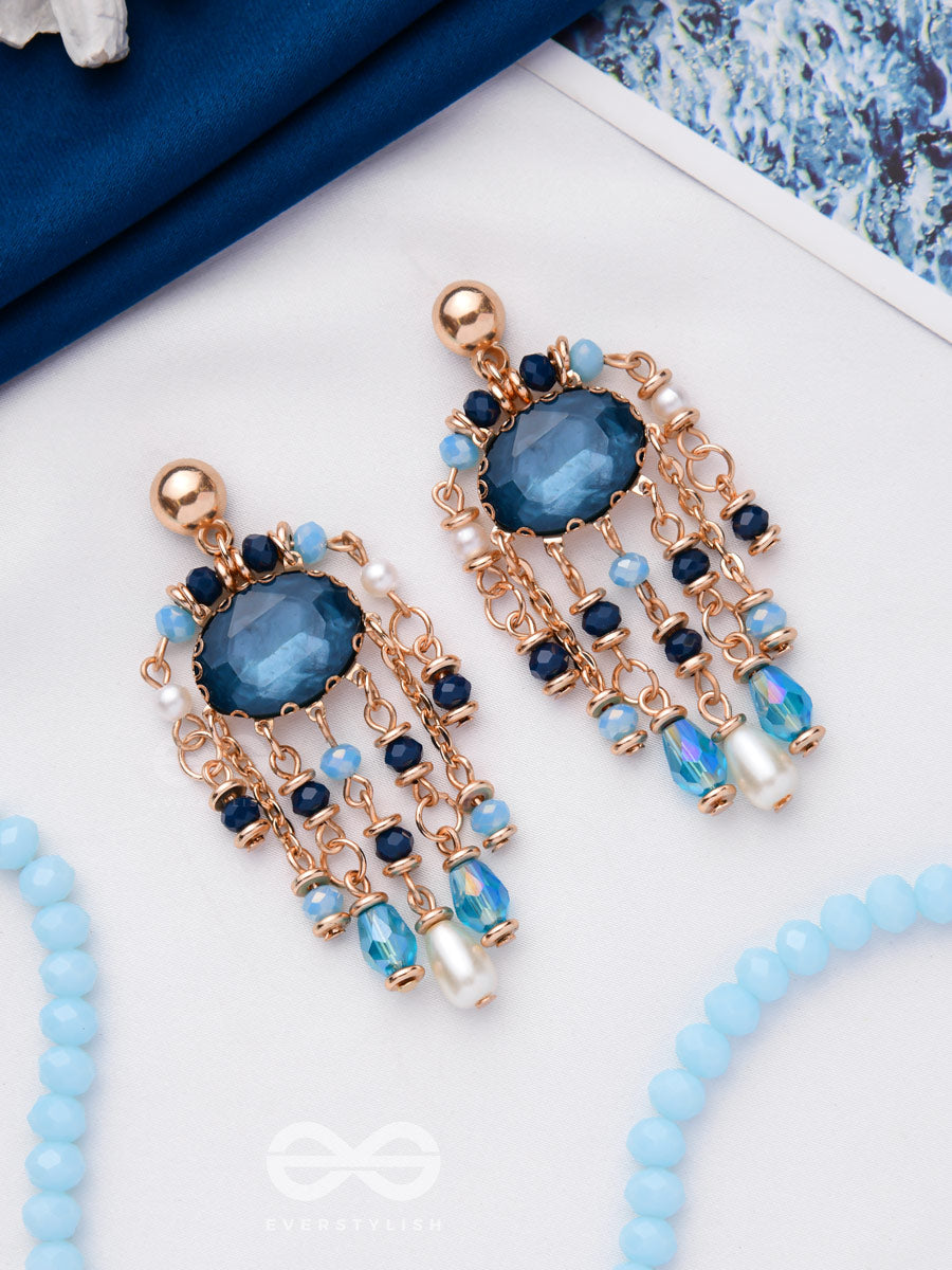 The Sparkling Skyline - Statement Drop Earrings