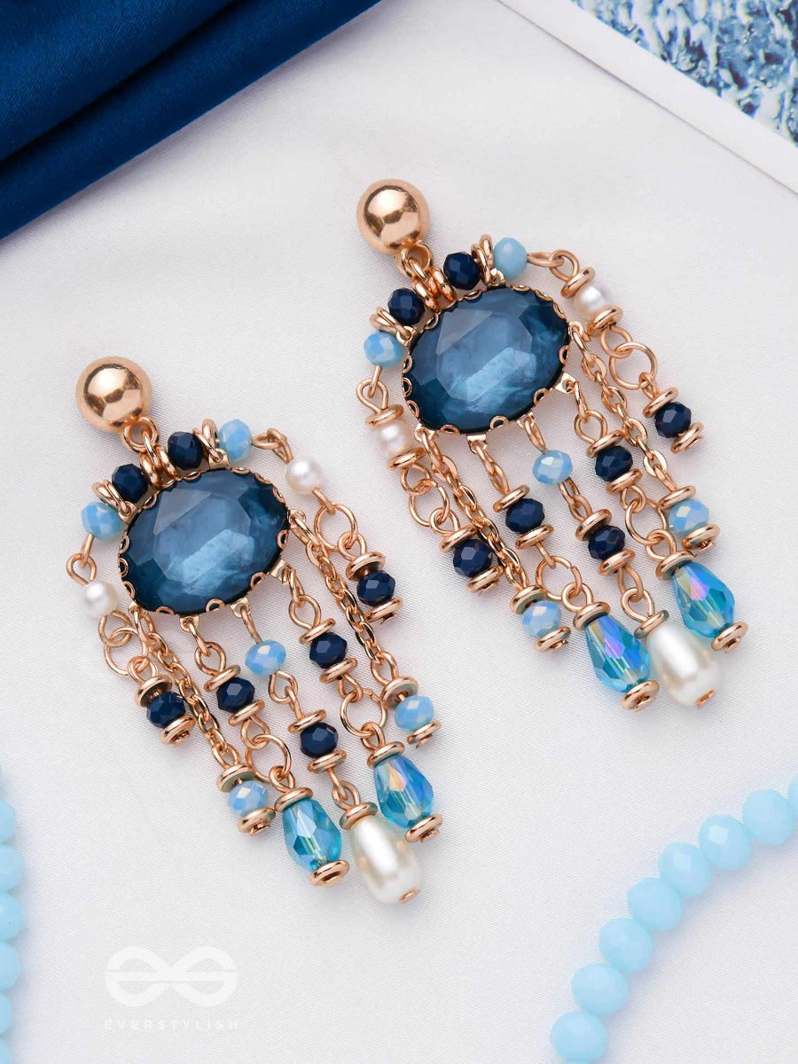 The Sparkling Skyline - Statement Drop Earrings