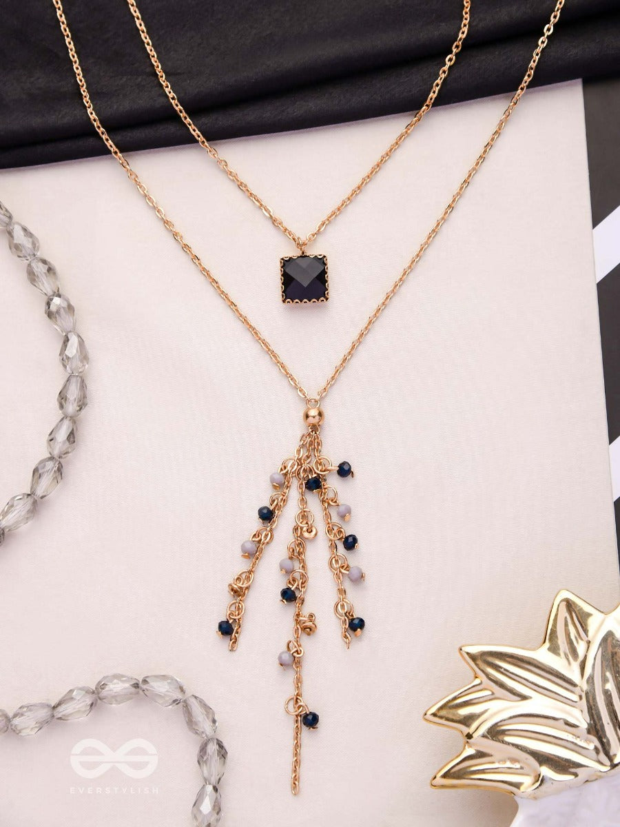 The Dancing Shadows - Classy Two Layered Neckpiece With Anti-Tarnish Coating