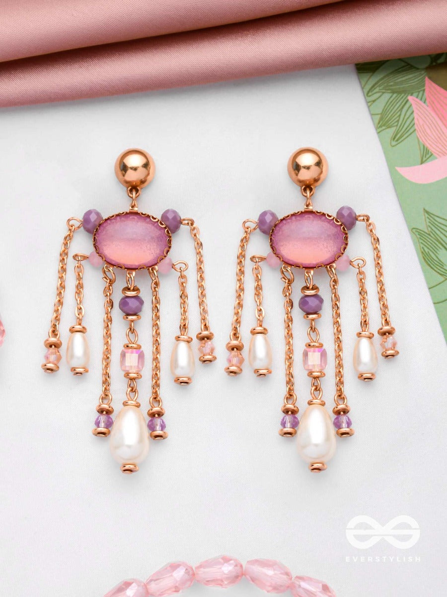 The Shower Of Elegance - Classic Pearl Earrings