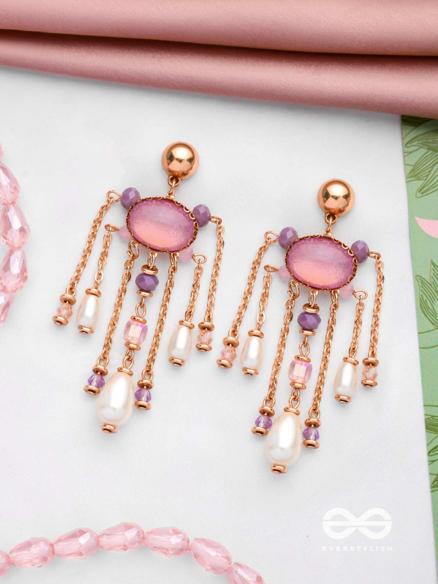 The Shower Of Elegance - Classic Pearl Earrings
