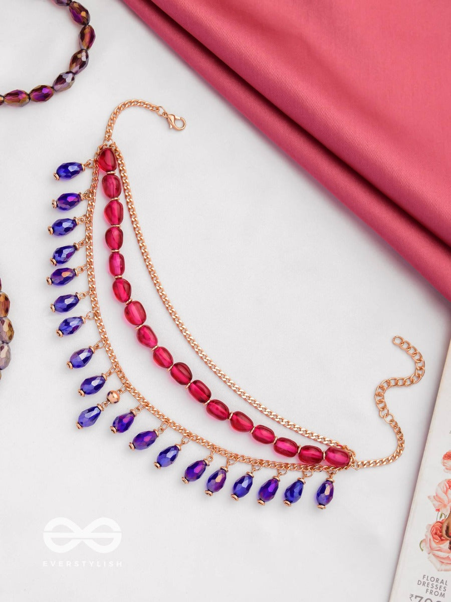The Glamorous Rebel - Statement Multi Layered Necklace With Anti-Tarnish Coating