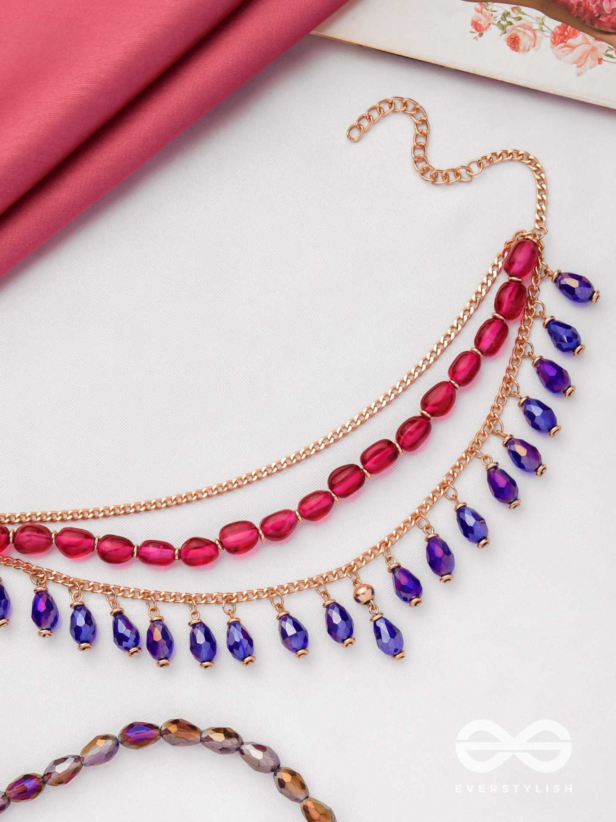 The Glamorous Rebel - Statement Multi Layered Necklace With Anti-Tarnish Coating