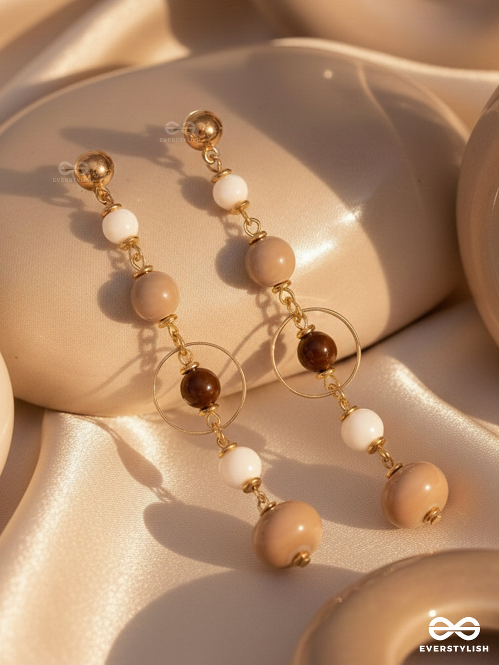 The Hazelnut Hues - Casual Drop Earrings