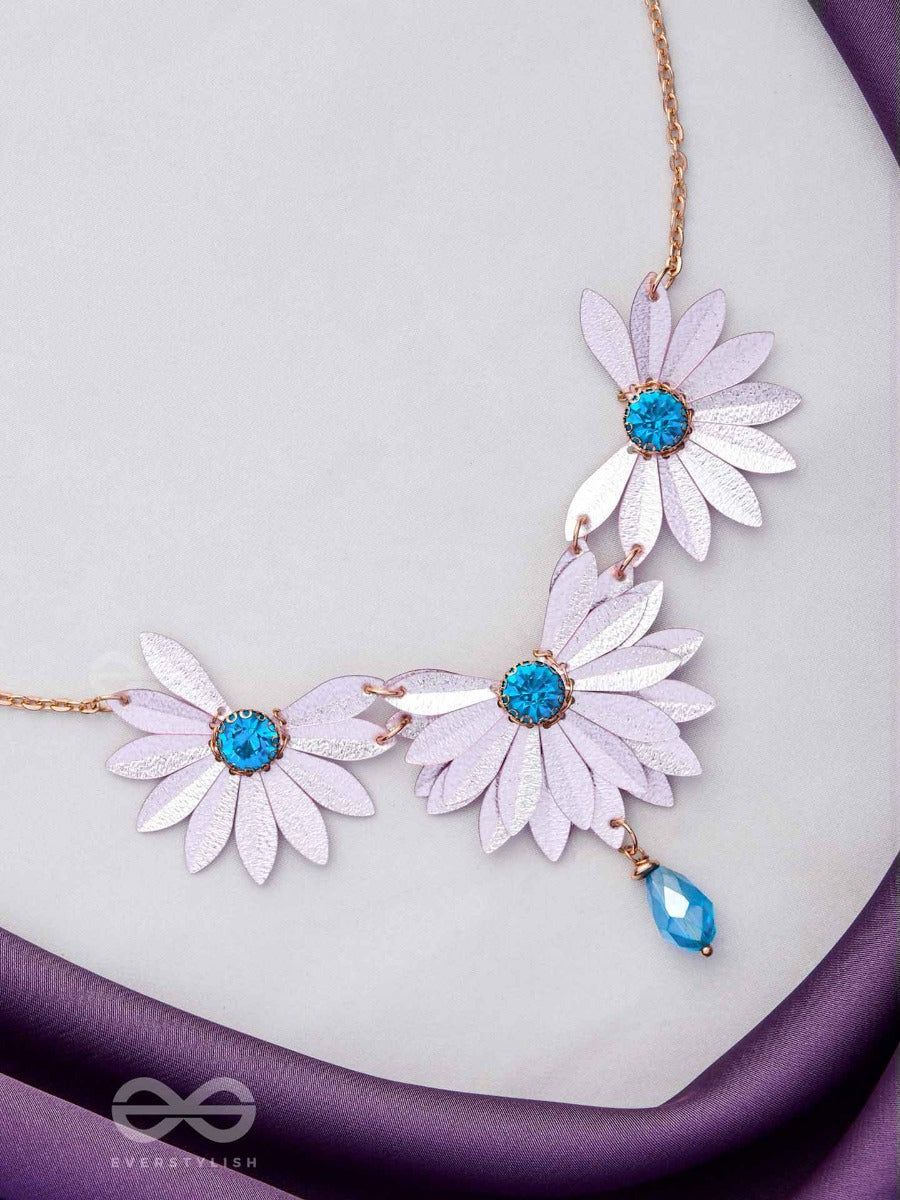 Shimmering Spring Symphony - Cute And Playful Neckpiece With Anti-Tarnish Coating (Pink)