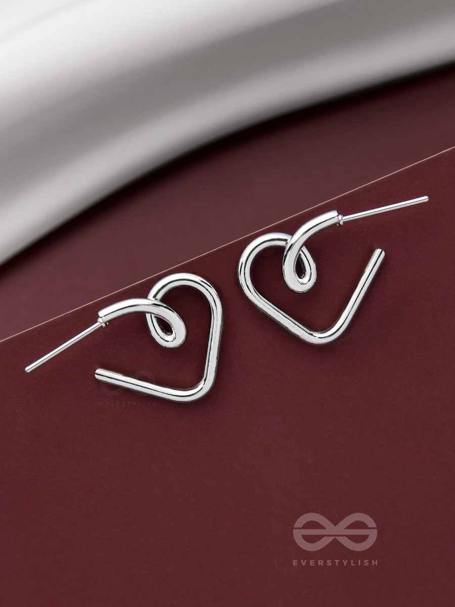 Incomplete Love Notes - Silver Studs