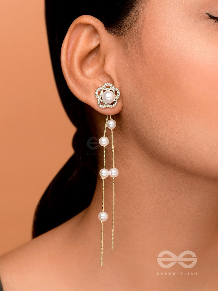 Bloomin High - Golden Pearl Ear Jackets