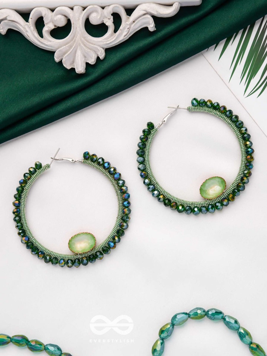 The Enchanted Circlets - Statement Hoop Earrings