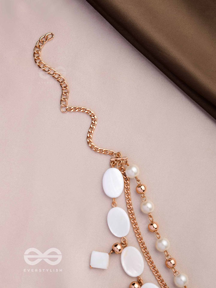 Layers Of Magic - Elegant Multilayered Neckpiece With Anti-Tarnish Coating