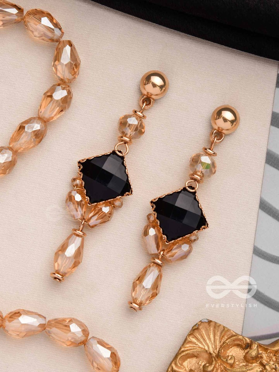 The Mystic Nightfall - Elegant Drop Earrings