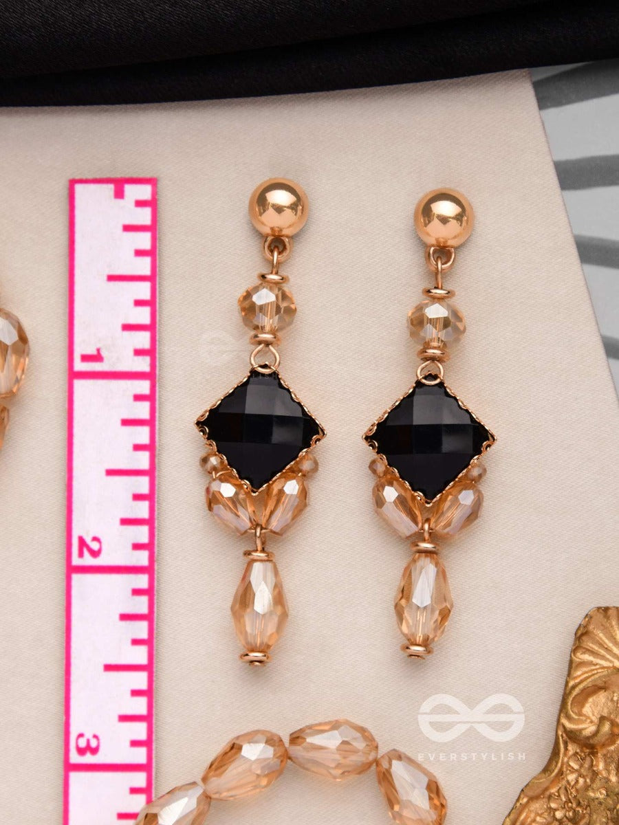 The Mystic Nightfall - Elegant Drop Earrings
