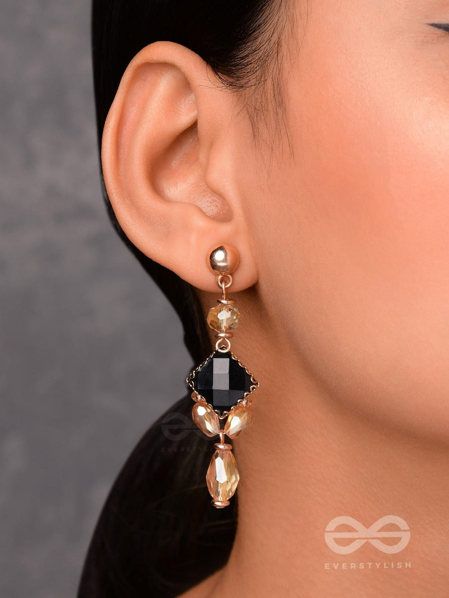 The Mystic Nightfall - Elegant Drop Earrings